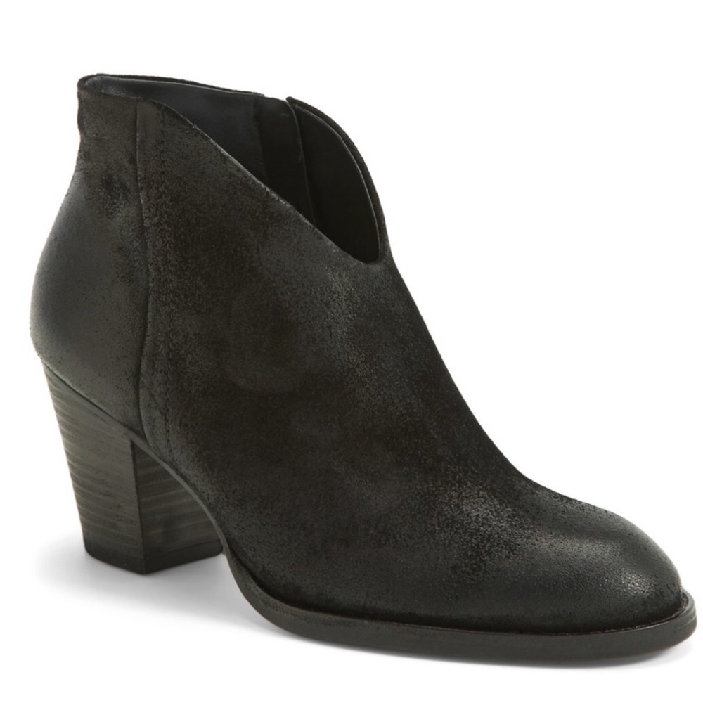PAUL GREEN black suede boots